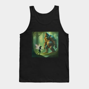 Bigfoot with fairy Tank Top